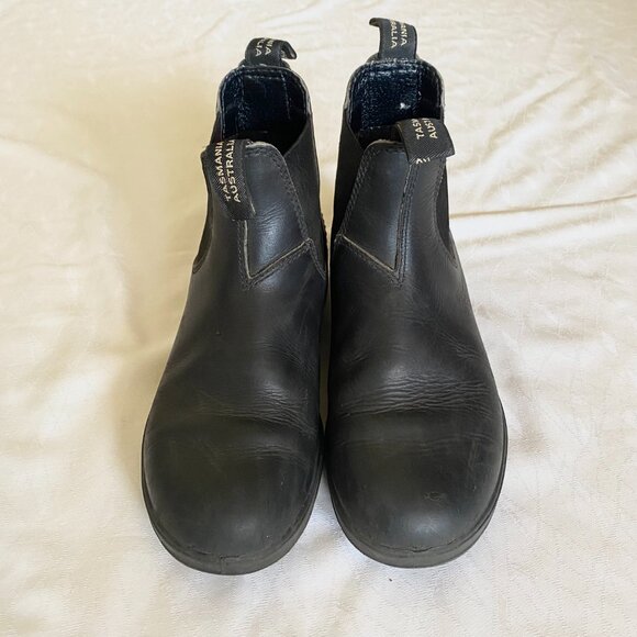 Blundstone Chelsea Boots Womens 8 AU 5 Black Leather Pull On - Picture 2 of 11